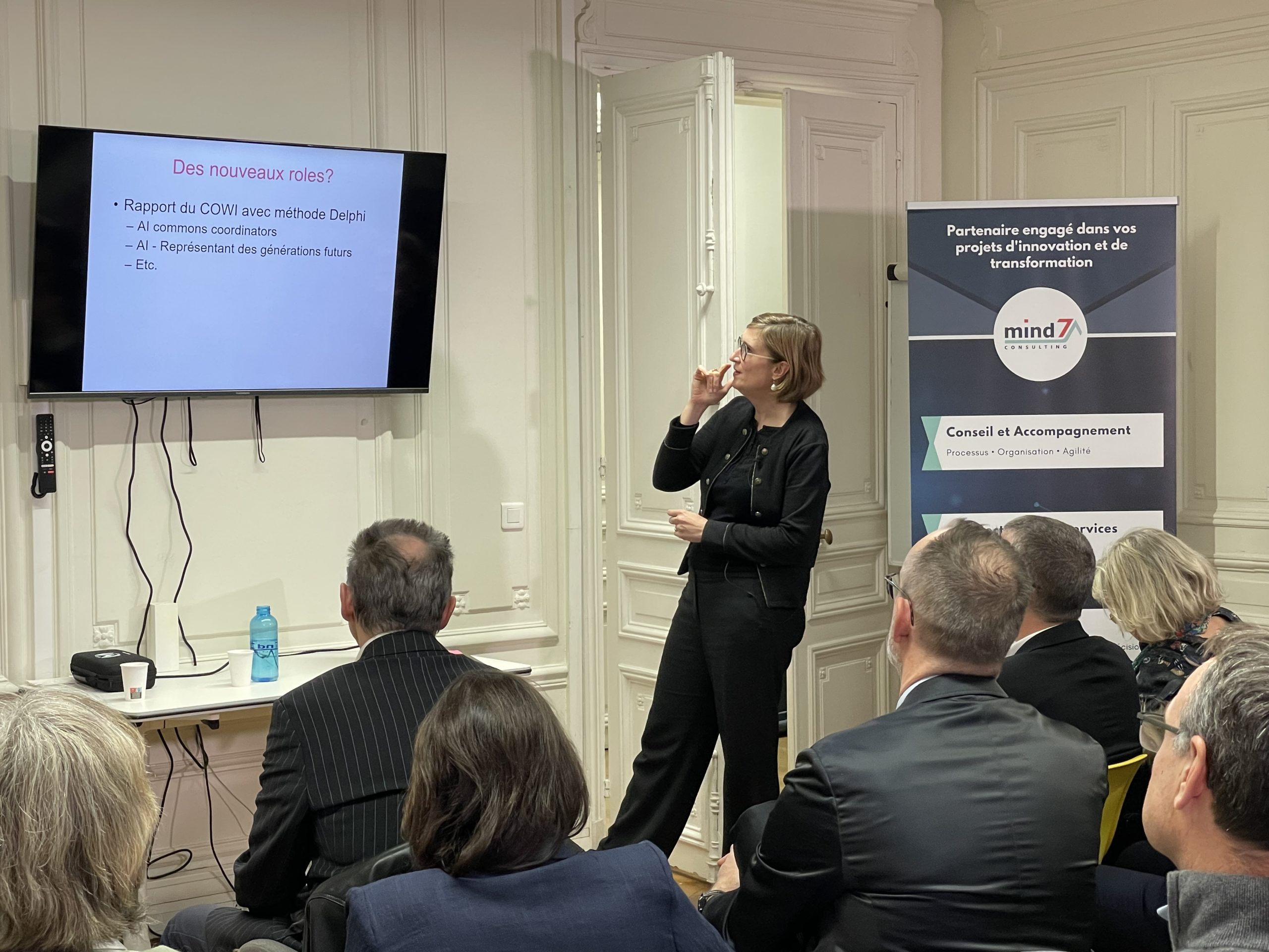 Image for Conférence Cécile Wendling : IA, futur du travail et prospective